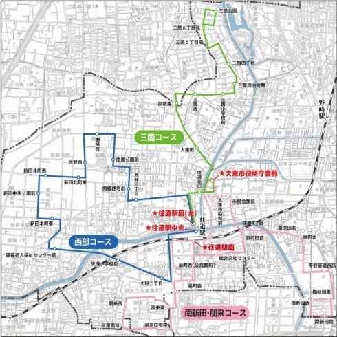 コミバスコースイメージ図