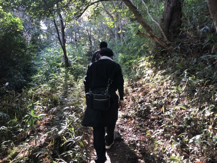 飯盛山山道