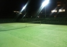 テニスコート夜間照明