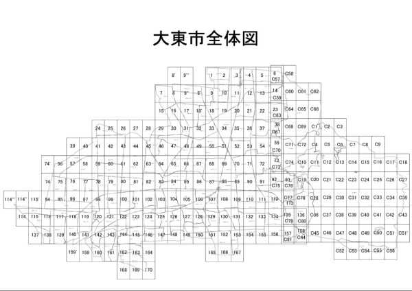 大東市全体図の画像1