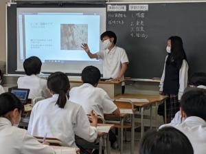 タブレット型端末を利用した授業の風景