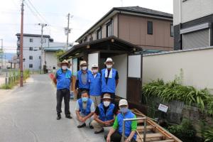 御領せせらぎ水路保存会のみなさん