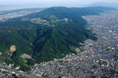 飯盛城跡遠景