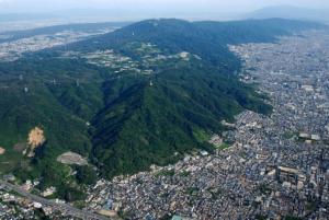 飯盛城跡　遠景