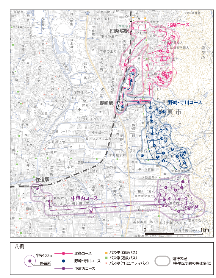 全3コース　ルート図