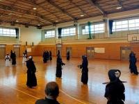 剣道部の練習風景