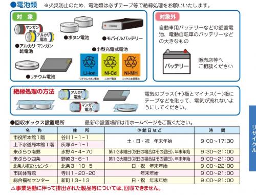 電池回収ボックス