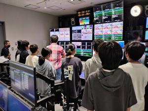 関西テレビ見学のようす