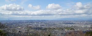 飯盛山頂からの風景