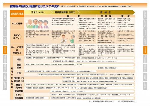 認知症ケアパスです。