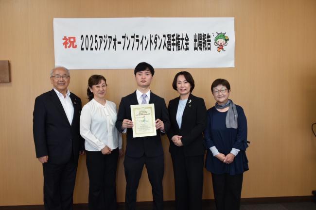 松浦　力也さん 2025　アジアオープンブラインドダンス選手権大会　出場報告