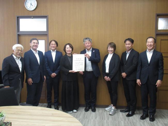 （一社）全国道路標識・標示業協会　関西支部大阪府協会様　感謝状贈呈式