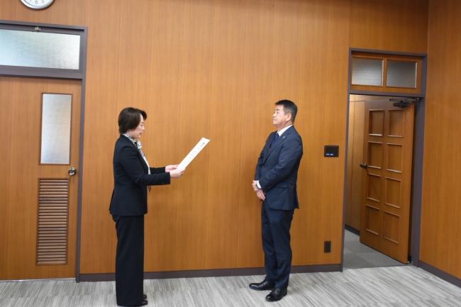 明治安田生命保険相互会社様 感謝状贈呈式