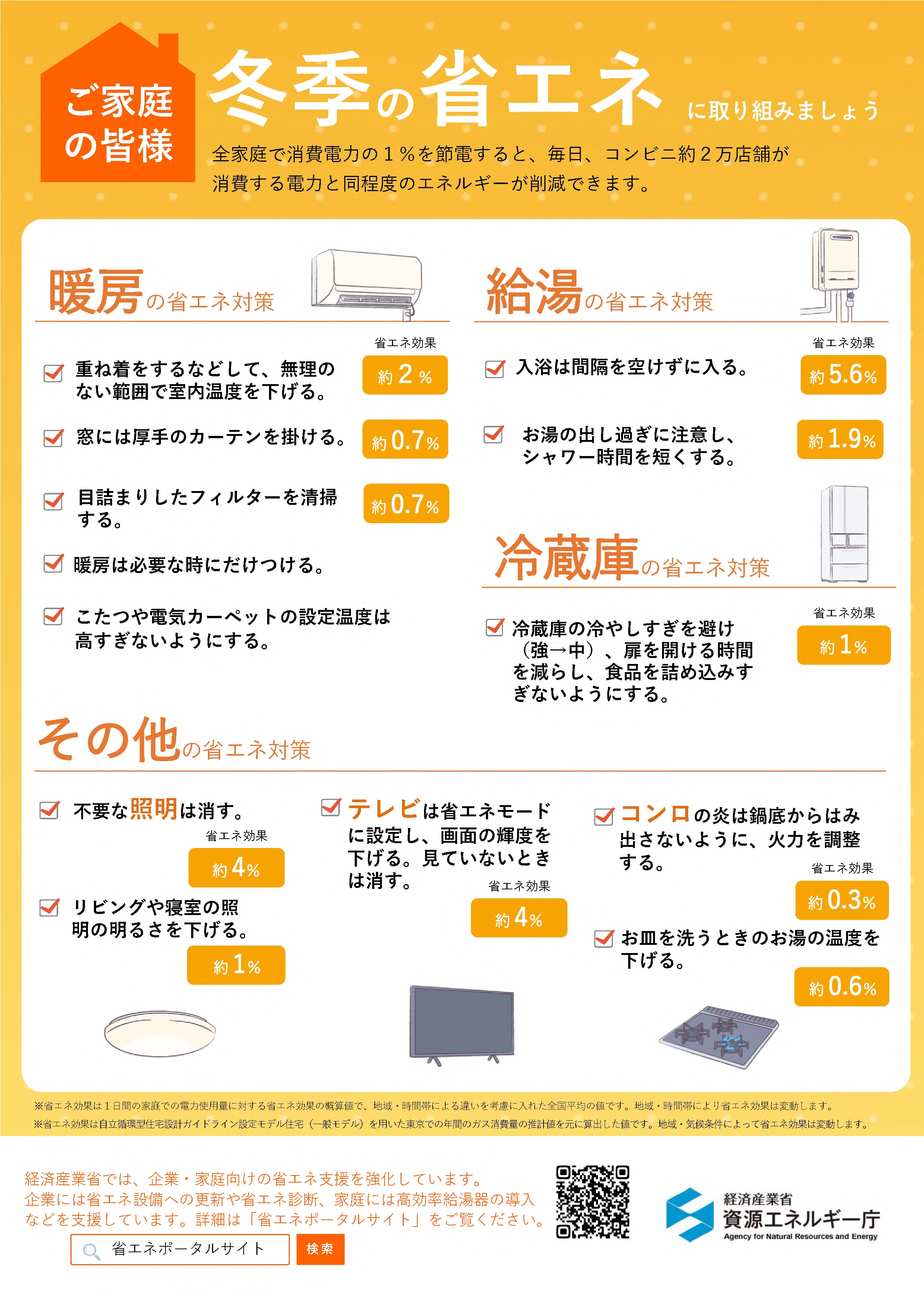 家庭向けリーフレット(冬季)