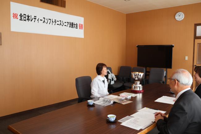 桑野　礼子さん 全日本レディースソフトテニスシニア決勝大会  出場報告