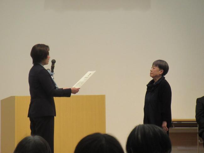 民生委員児童委員・主任児童委員委嘱状伝達式および感謝状贈呈式