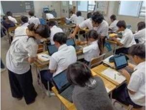 南郷中学校のようす3