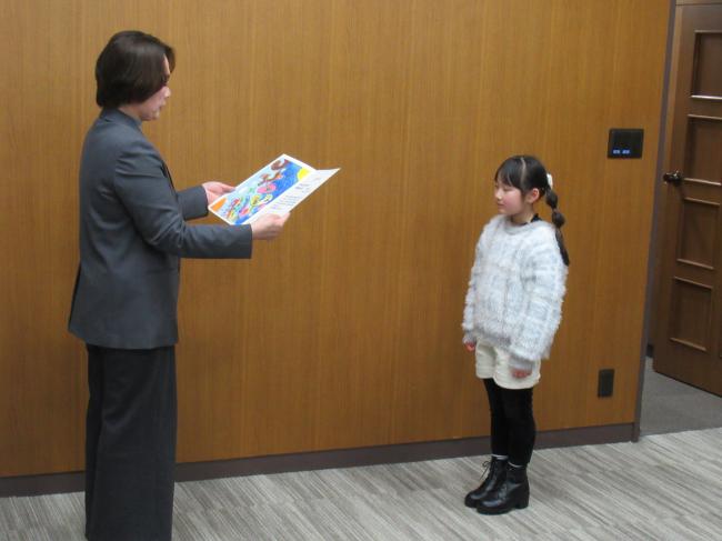 “平和なまち”絵画コンテスト2025“表彰式