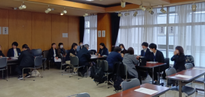 進路説明会　事前の打ち合わせ