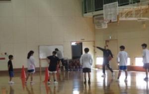 バスケットボールスクールのようす