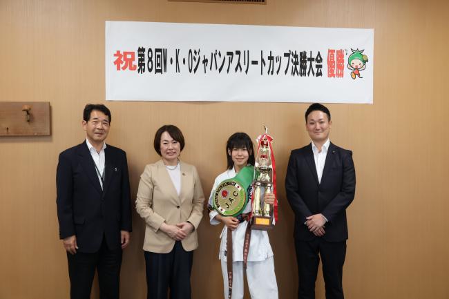 伊藤 奈々さん 第8回W・K・Oジャパンアスリートカップ決勝大会　優勝報告