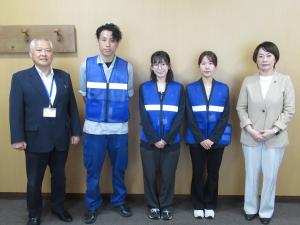 熊本地震職員派遣激励式