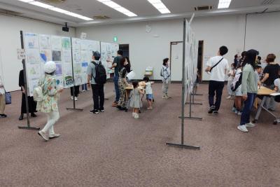 絵画展2日目