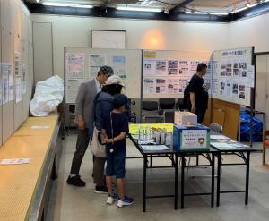 人権パネル展の様子１